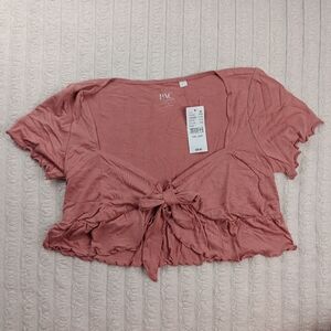 Dusty Pink Crop Top